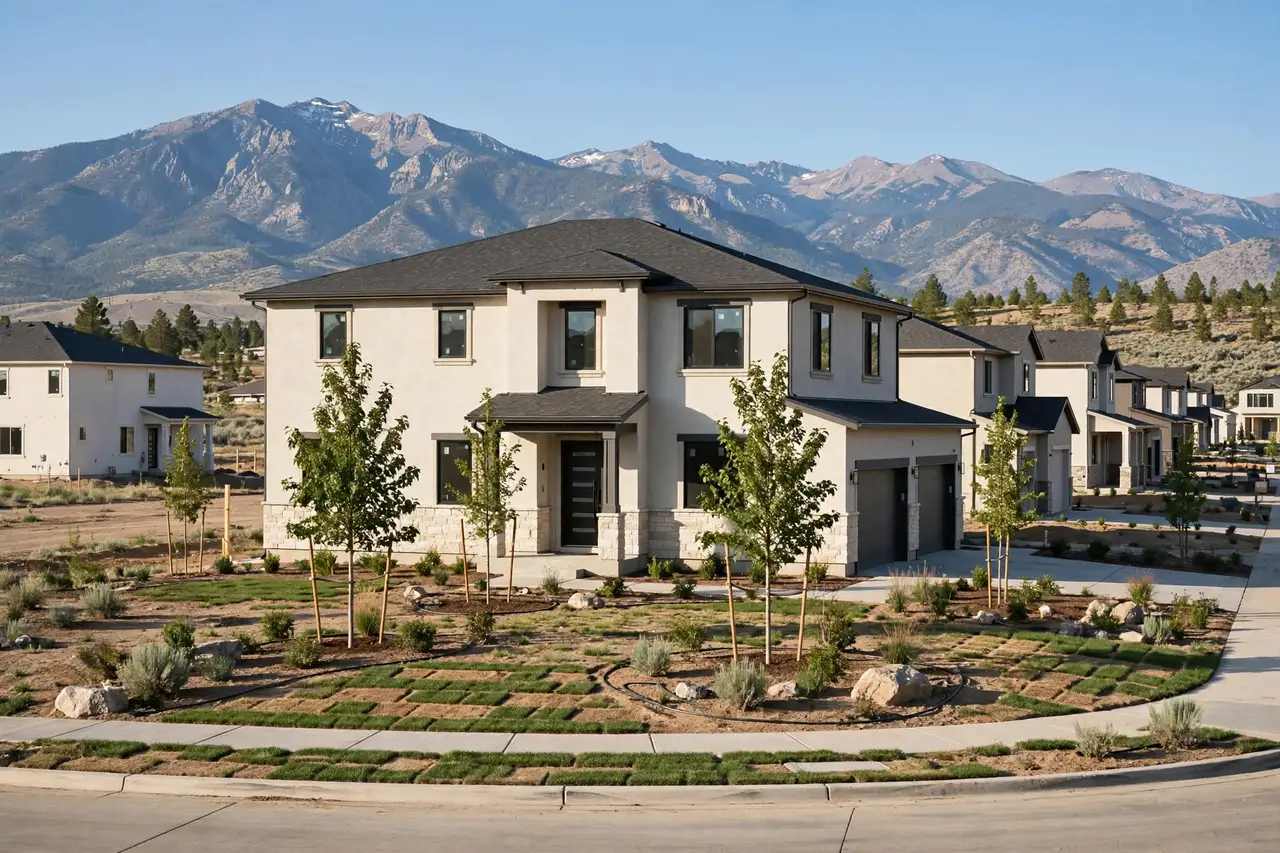 Newly built home in a Utah County subdivision — Rodent Control in Orem, UT
